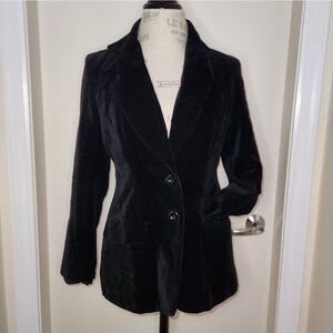 Bourne & Hollingsworth Black Velvet Blazer